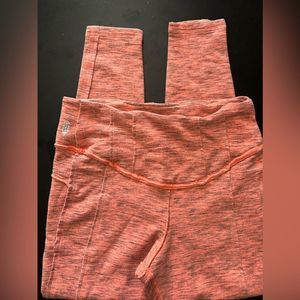 Free People Movement Papaya Punch high rise leggings